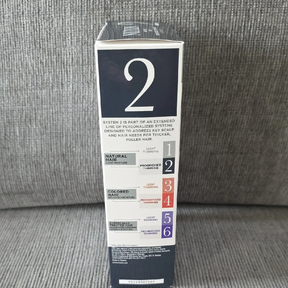 Nioxin System 2 Hair Care Kit - For‎ Thicker, Fuller, Natural Hair, New In Box.